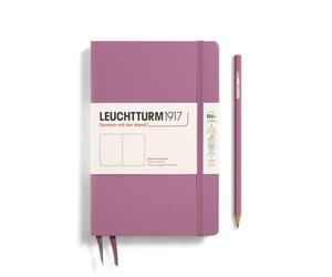 LEUCHTTURM1917 372347 Libreta Paperback B6+, Tapa Dura, 219 páginas numeradas, Dusty Rose, Lisa