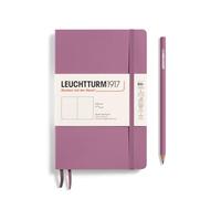 LEUCHTTURM1917 372369 Libreta Paperback (B6+) 125 x 190 mm, Tapa Blanda, 123 páginas numeradas, Dusty Rose, Lisa