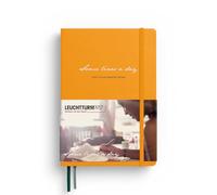 LEUCHTTURM1917 372387 Some Lines A Day, Libro de 5 años, Medium A5, Tapa Dura, 5 years Memories, Rising Sun