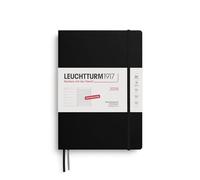 LEUCHTTURM1917 372461 calendario semanal y cuaderno de notas Composition (B5) 2026, 12 meses, negro, alemán