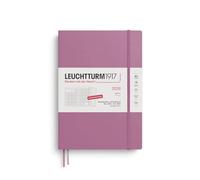 LEUCHTTURM1917 372604 Planificador mensual y cuaderno Composition (B5) 2026, 16 meses (01 de noviembre de 2025-28 de febrero de 2027), tapa blanda, rosa pálida, alemán