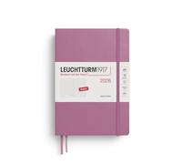 LEUCHTTURM1917 372781 Dotted Medium (A5) Agenda 2026 Dusty Rose Inglés