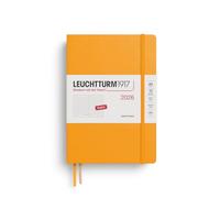 LEUCHTTURM1917 372782 Agenda diaria Dotted Medium (A5) 2026, Rising Sun, Inglés