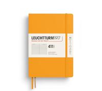 LEUCHTTURM1917 372926 Cuaderno 411 mediano (A5), tapa dura, 411 páginas numeradas, Rising Sun, rayado, más pensamientos, más ideas, más recuerdos, más páginas
