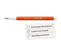 LEUCHTTURM1917 374006 Drehgriffel Nr. 1, Calabaza - Bolígrafo con tinta azul real