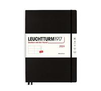 LEUCHTTURM1917 Agenda semanal Master (A4+) 2024, 12 meses, color negro, inglés, 367606