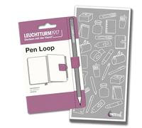 Leuchtturm1917 - Bucle para bolígrafo, color y sobre de recambio Tinte Ink (rosa polvoriento)