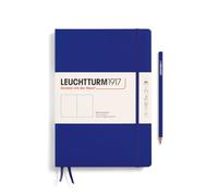 LEUCHTTURM1917 Composition Cuaderno B5 Tapa dura, Ink, Liso, Sin rayas | 219 páginas numeradas, índice, cosido a hilo, papel color crema 80 g/m²