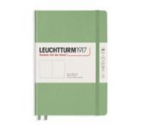 LEUCHTTURM1917 361585 Libreta de notas Medium (A5) tapas duras, 251 páginas numeradas, sage, lisa