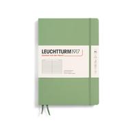 LEUCHTTURM1917 Cuaderno Composition B5 Tapa dura Sage Rayado, Salvia | 219 páginas numeradas, índice, cosido a hilo, bolsillo expansible, 2 marcapáginas, set de pegatinas