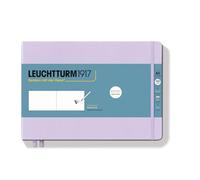 LEUCHTTURM1917 Cuaderno de bocetos Landscape, Lilac, Medium Landscape (A5) | 150 g/m² cartón para dibujo, para lápiz, Marker, carboncillo y Pastell, tapa dura cosida a hilo, libre de ácido