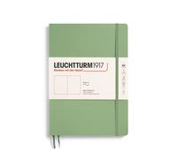 LEUCHTTURM1917 - Cuaderno de composici n de tapa blanda B5-123, p ginas numeradas para escribir y llevar un diario (Verde salvia)