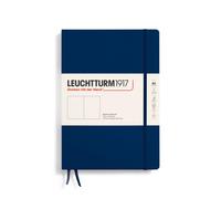 LEUCHTTURM1917 - Cuaderno de composici n de tapa dura B5-219, p ginas numeradas para escribir y llevar un diario (azul marino liso)