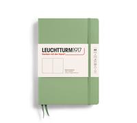 LEUCHTTURM1917 - Cuaderno de tapa dura tama o mediano A5, 251 p ginas numeradas para escribir y llevar un diario (color salvia)