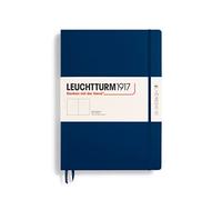 LEUCHTTURM1917 Cuaderno Master Classic A4+, Azul marino, Sin rayas | liso, 235 páginas numeradas, papel 100 g/m², cosido a hilo, libre de ácido