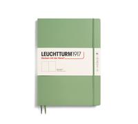 LEUCHTTURM1917 - Cuaderno Master Slim de tapa dura, tama o A4+ - 123 p ginas numeradas para escribir y llevar un diario (liso salvia)