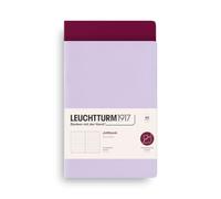 LEUCHTTURM1917 Jottbook bloc de notas (A5), Lilac/Port Red, Dotted | papel libre de ácido, pack de 2, marca alemana desde 1917