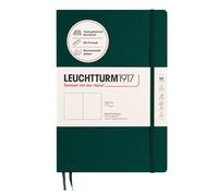 LEUCHTTURM1917 Libreta Composition (B5) 178 x 254 mm, Tapa Blanda, 123 páginas numeradas, Forest Green, Lisa
