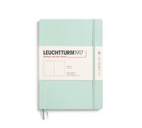 LEUCHTTURM1917 Libreta Composition (B5) 178 x 254 mm, Tapa Blanda, 123 páginas numeradas, Mint Green, Lisa