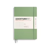 Leuchtturm1917 363928 Cuaderno Composición (B5), tapa blanda, 123 páginas numeradas, salvia, punteado