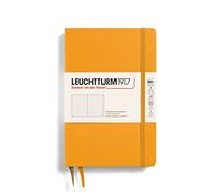 LEUCHTTURM1917 Libreta Paperback (B6+) 125 x 190 mm, Tapa Dura, 219 páginas numeradas, Rising Sun, Puntos