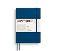 LEUCHTTURN1917 374004 Cuaderno Medium (A5), tapa blanda, cuaderno de escritura, 123 páginas numeradas, Índigo, rayado