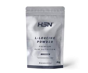 Leucina de HSN | Aminoácido Esencial Activador Anabólico para la Síntesis de Proteínas y Desarrollo Muscular | Componente de los BCAAs | Óptima Disolución, Apto Vegano, Sin Lactosa | 1000 gr