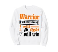 Leukemia Cancer Warrior I Will Stay Strong I Will Fight Sudadera