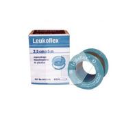 Leukoflex esparadrapo hipoalergénico de plástico 5 MX2,5 cm 1 UD
