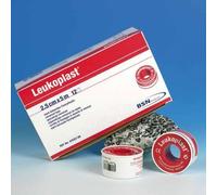 Leukoplast BSN - Rollo de tiritas autoadhesivas (sin anillo protector, 2,50 cm x 5 m)