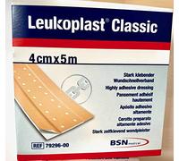 Leukoplast Classic - Tiritas por metros, rollo de 5 m x 4 cm, 1 unidad