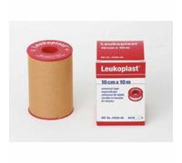 Leukoplast Esparadrapo Carne 10 cm x 10 m - Resistente para Fijar Gasas y Vendajes