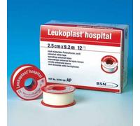 Leukoplast Hospital BSN 2,50 cm x 9,2 m - Tiritas enrollables autoadhesivas, rollo de fijación