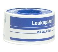 Leukoplast - Rollo de cinta adhesiva (resistente al agua, 5 m x 2,5 cm)