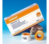 Leukopor BSN - Tiritas autoadhesivas con anillo protector (2,50 cm x 5 m)