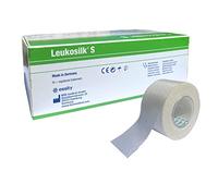 Leukosilk 46834 - Vendaje para clínicas (2,5 cm x 9,2 m, 12 unidades)