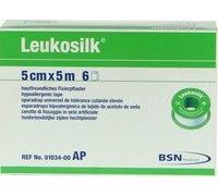 LEUKOSILK 5 m x 5 cm 1034 6 unidades