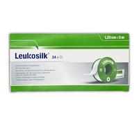 LEUKOSILK funda Esparadrapo 1,25 cm x 5 m PACK de 24