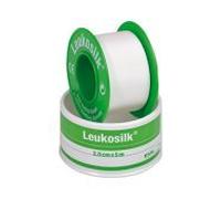 Leukosilk - Rollo de tiritas (5 m x 2,5 cm, 10 unidades)
