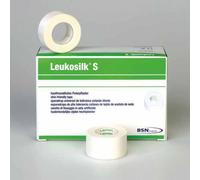 LEUKOSILK S BSN cinta de yeso sin guardia anillo 2,50 cm x 9,2 m