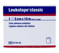 BSN Medical Cinta adhesiva inelástica Leukotape Classic 5 cm x 10 m