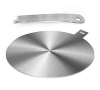 LEUOVE Adaptador de Placa de Inducción 24cm, para Cafetera, Sartenes de Vidrio, Olas de Cerámica y Otros Utensilios de Cocina, Manija Removible