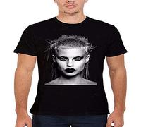 leur Die Antwoord Yolandi Visser Rap Cool tee Round Neck Unisex Tops Men's 100% Cotton Short-Sleeve T-Shirts XXL