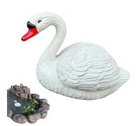 Leurre Cygne Décoratif Ou De Chasse - Décoy Realiste En Plastique Durable Pour Jardin, Étang, Pêche Et Chasse, Léger Et Résistant Aux Intempé, Facile À Installer, Protection Et Attraction Des Oise