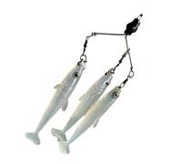 Leurres De Pêche En Eau Salée,Leurre Nageur Souple Simulation Dense De Poi,Appât De Pêche Réaliste Avec Queue En T - Pour Mer Profonde Eau Salée Crappie Brochet Bateau Surf Inshore Offshore Étang Rivi