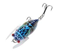 Leurres de pêche - Leurres pour la truite de , Swimbaits d'eau douce | Leurre Cicada avec yeux 3D, ABS pour la pêche à l'achigan, à la truite et au brochet en lacs, rivières, servoirs, cours