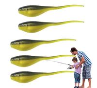 Leurres Souples De Pêche - Lot De Leurres Flexibles En Silicone Pour Eau Douce Et Salée, Appâts Artificiels Réalistes Et, Parfaits Pour Truite, Brochet, Sandre, Idéal Pour Niveaux D