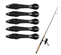 Leurres souples - leures grenouilles | leurre Cuillère pêche à Queue de pagaie kit des leurris dei pêches, leurries dee pêchie yeux 3D réalistes DIEE 10 cm, accesorios Pour et truite