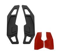 Leva de cambio compatible con Austral/Espace/Megane E-Tech/Rafale 2023-2025, pegatinas for volante, accesorios extensión marchas(Black)