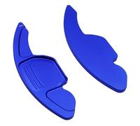 Leva de cambio compatible con Seat Leon ST 5F FR Cupra Ateca Ibiza 6P Arona Tarraco Alhambra, extensión for volante coche, pegatina DSG(Blue-Style 1)